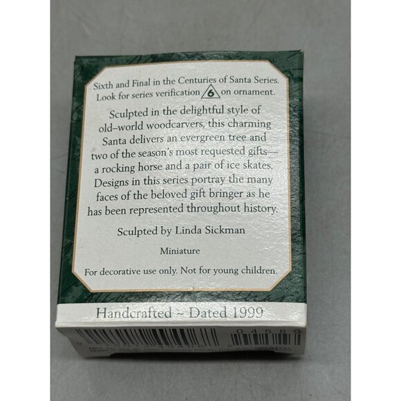 Hallmark Keepsake Ornament 1999 Centuries Of Santa Collectors Series Miniature - Picture 4 of 7